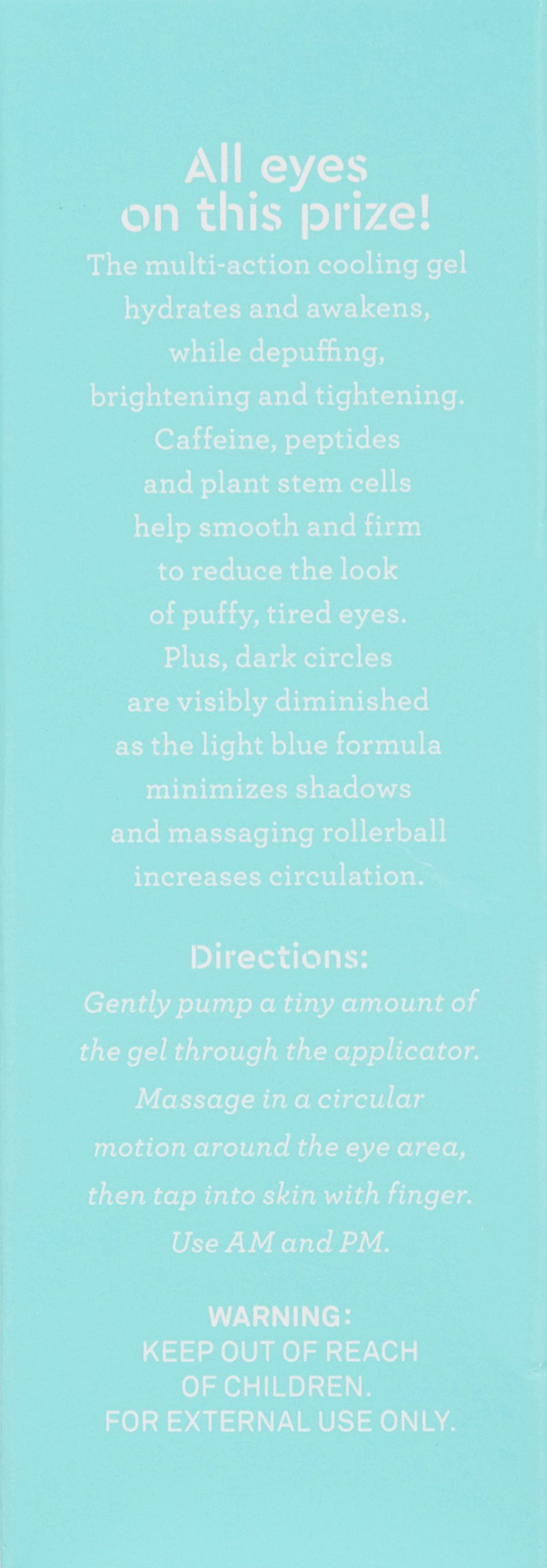 Bliss Eye Do All Things™ Caffeine Eye Gel for Depuffing and Brightening, 0.7 fl oz