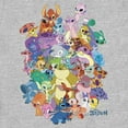 thumbnail image 2 of Women's Lilo & Stitch Experiment Compilation Graphic Tee Athletic Heather 2X Large, 2 of 4