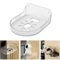thumbnail image 2 of Mosiee Wall Shelf Monitor Router Rack No-Drill Storage Box Wall Shelves Bathroom Kitchen Organizer Non-Marking Stickers Plumbing, 2 of 9