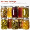 thumbnail image 4 of LEEYNEER 78 Pcs Wide Mouth Canning Lids with Rings Fits Ball  Kerr &amp; More  Premium Mason Jar Lids with Bands/Rings for Wide Mouth Ball  Kerr Jars - Food Grade Material, 4 of 7