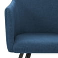 thumbnail image 5 of vidaXL Dining Chairs Upholstered Chair with Metal Legs for Living Room Fabric, 5 of 7