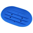 thumbnail image 5 of Bathroom Soap Dishes,Self Draining Soap Dishes,Silicone Soap Tray,Shower Rubber Drainer Dishes,Drainer Soap Holder for Bathroom,Bar Soap Holder Stand,Extends Soap Life,Easy Cleaning,Gray, 5 of 7