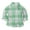 Mint Green, variant on Jamicy Soft Shirts for Boys Toddler Kids Long Sleeve Plaid Print Button Down Casual Dress Shirt Casual School Uniform Top Shirt