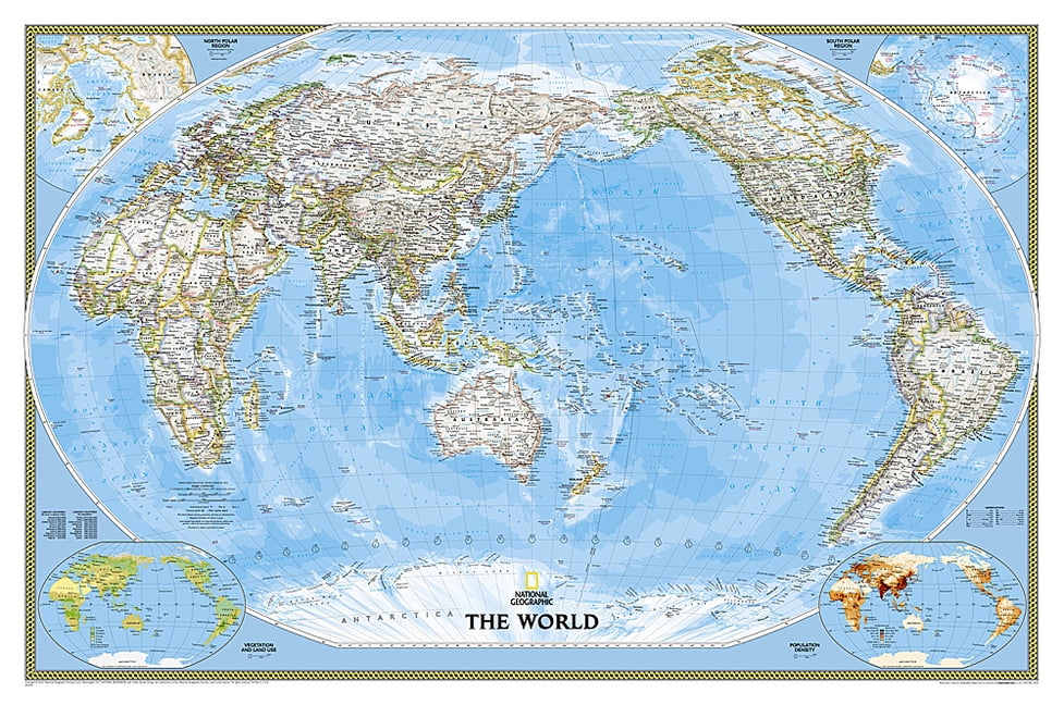 National Geographic: World Classic Wall Map (36 X 24 Inches