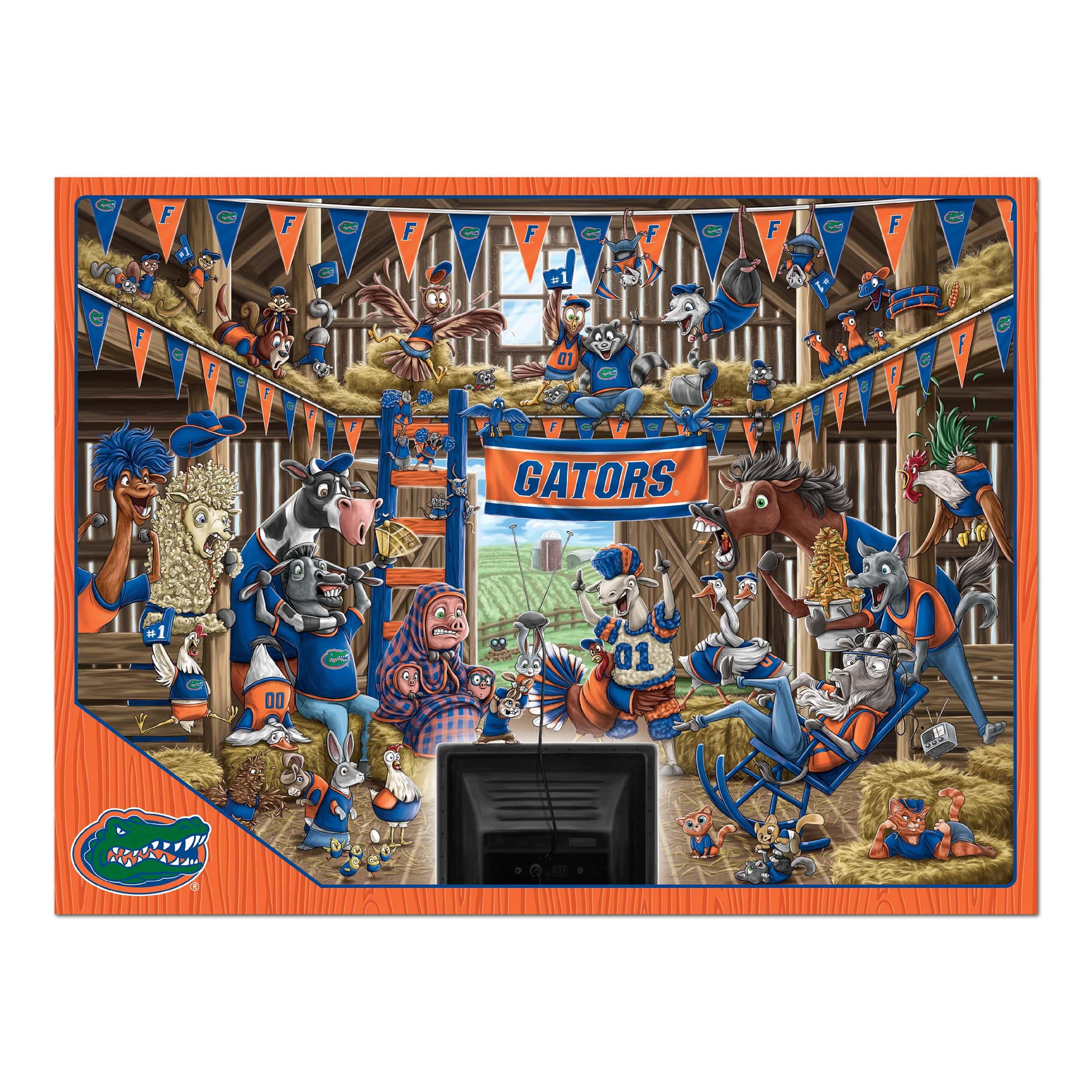 YouTheFan NCAA Florida Gators Barnyard Fans Puzzle - 500 Piece