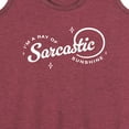 thumbnail image 3 of Instant Message - Ray Of Sarcastic Sunshine - Women's Racerback Tank Top, 3 of 6