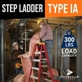 thumbnail image 3 of Louisville Ladder L-3016-08 8 ft. Fiberglass Step Ladder, Type IA, 300 lbs. Load Capacity, 3 of 11