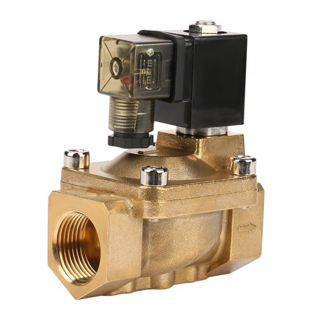 1 unids PU225-08 G1 25mm latón piloto operado electromagnética Válvulas dc12v