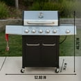 Expert Grill 5 Burner Propane Gas Grill with Side Burner