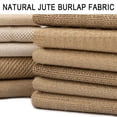 thumbnail image 7 of 63" Wide Density 40*40 Natural Jute Burlap Fabric Woven Hessian Vintage Cloth Garden Sack Upholstery Craft DIY By The Half Meter, 7 of 7
