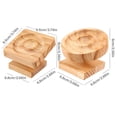thumbnail image 3 of FENOHREFE Elegant Jewelry Presentation Stand Bracelet Display Stand Wood Bangle Storage Holder for and Collectors, 3 of 7