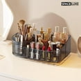 thumbnail image 3 of Organizador de maquillaje SpaceLuxe con cajones y cepillo giratorio de 360°, 3 of 5