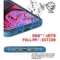 thumbnail image 5 of Diverbox Designed for iPhone 12 Pro Max Case with Screen Protector Camera Lens Cover Heavy Duty Shockproof Dropproof Cases for Apple iPhone 12 12 Pro Max (Blue), 5 of 7