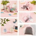 thumbnail image 4 of 100pcs 5x7inch Pink Organza Drawstring Bags Gift Bags Mesh Sheer Bags Party Favors Bag for DIY, 4 of 9