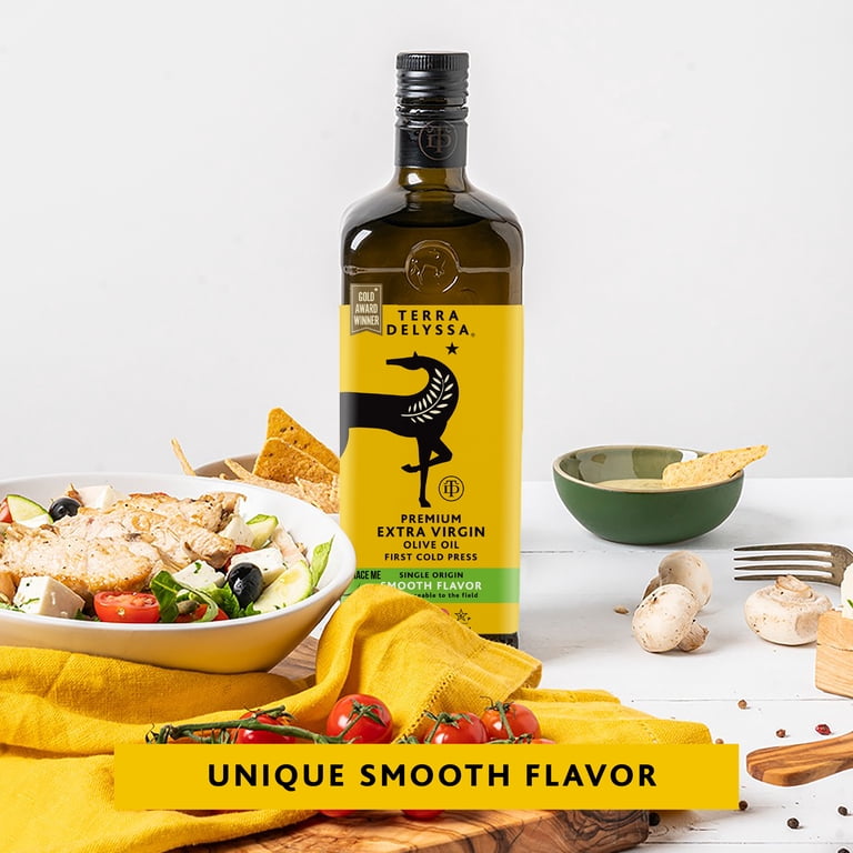 Terra Delyssa First Cold Pressed Extra Virgin Olive Oil, 34 fl oz