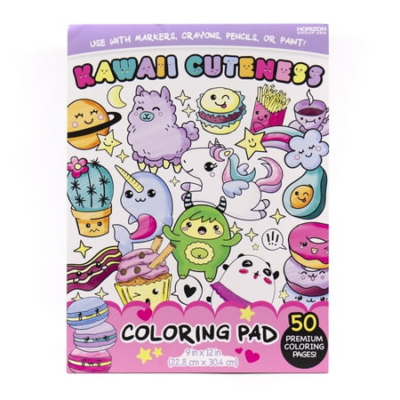 Go Create 9" X 12" Kawaii Cutie Coloring Pad, 1 Each - Walmart.com