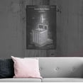 thumbnail image 6 of Luxe Metal Art 'Soap Dispenser Blueprint Patent Chalkboard' Metal Wall Art, 24"x36", 6 of 9