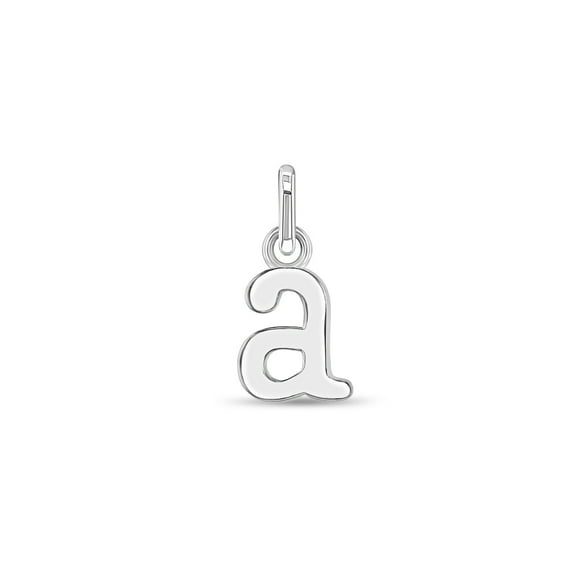 925 Sterling Silver Initial Letter "a" Name Charms For Girls and Teens Bracelets
