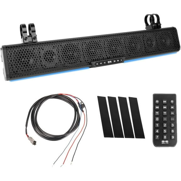 Belva BASB27v2 27" 500W Amplified Weatherproof Bluetooth Soundbar for UTV/ATV/SxS/Golf Cart