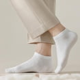 thumbnail image 3 of Cotton Socks Men And Women Business Dress Short Socks Soft Breathable Four Season Invisible Socks No Odor Low-cut Ankle Sock, 3 of 5