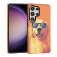 thumbnail image 2 of FKBRCL4U Compatible with Samsung Galaxy S25 Ultra Case Cartoon Cute Sunglasses Golden Retriever Pattern for Girl Full Body Design Soft Silicone Drop Shock Scratch Protection, 2 of 7