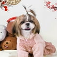 thumbnail image 1 of Pet Clothes,Autumn Winter Polyester Pink Dog Warm Coat Dog Polyester Clothes Dependable Performance, 1 of 10