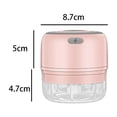 thumbnail image 3 of Picadora de ajo USB, licuadora inalámbrica, cortador de alimentos, triturador, procesador 100ml, 3 of 9