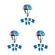 thumbnail image 5 of Matsuzay 1 Juego de casco de rodillo para niños, cascos de bicicleta ajustables, almohadilla para niños y niñas, rodillera, codera, Type1 NO1, 5 of 6