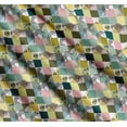 thumbnail image 3 of Soimoi Cotton Poplin Fabric Leopard & Argyle Patchwork Decor Fabric Printed Yard 56 Inch Wide, 3 of 7