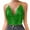Army Green, variant on Tank Tops for Women Chain Beading Tassel Sleeveless Backless Halter Crop Club Casual Basic Camisole Shirts Green One Size