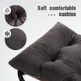 thumbnail image 3 of Taburete otomano plegable HollyHome, 38 cm, tapizado, 3 of 9