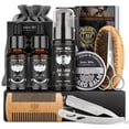 thumbnail image 1 of Kit de cuidado de barba Isner Mile Beard Care con champú y aceite, 1 of 7