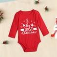 thumbnail image 4 of Body para recién nacido de My First Christmas, mono de algodón de manga larga para bebé, traje con estampado de ciervos, monos para bautizo infantil, ropa, regalos, 4 of 5