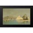 thumbnail image 2 of Bradford, WilliamÂ&nbsp; 14x10 Black Modern Framed Museum Art Print Titled - Off Greenlandâ€”Whaler Seeking Open Water, 2 of 5