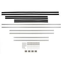 KOJEM Roof Rack Side Rails Compatible with 2007-2020 Mercedes Benz Sprinter 170 Wheel Base Rooftop Luggage Carrier Rack Tracks