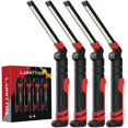 thumbnail image 1 of Linterna de trabajo LED plegable y recargable LAIMITTOS, 2500 mAh, paquete de 4, 1 of 9