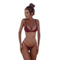 thumbnail image 2 of Fesfesfes Women Extreme Bikini Set Bandage Bikini Push-Up Bathingsuit Swimwear Beachwear Swimsuit, 2 of 8