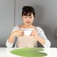 thumbnail image 4 of FUTUREORYY 2Ud Manteles De Hoja Banana Verde Para Tropical En Cocina Y Fiesta, 4 of 7
