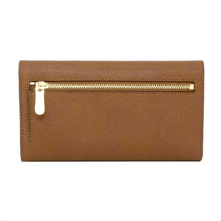 【訳あり】マイケルコース JET SET TRAVEL LG TRIFOLD BROWN Michael Kors Signature Jet Set Travel Large Trifold Wallet