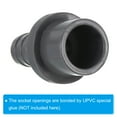 thumbnail image 5 of Uxcell Reducer Pipe Fitting 20x13mm, 10 Pack Straight Coupling Connector, Grey, 5 of 6