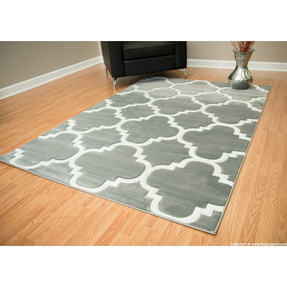 Rug Legend Modern High Quality Hand Carved Area Rug 4518