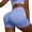 Blue, variant on Womens Bermuda Shorts Fashion High Waist Lifting Running Yoga Sports Casual Summer Jean Shorts S-XL