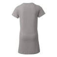 thumbnail image 3 of LAT B50338357 Women Fitted Fine Jersey T-Shirt, Silver - 2XL, 3 of 3