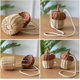 thumbnail image 2 of Hand Woven Rattan Basket Cute Acorn Shaped Basket Shoulder Basket Bag Kids Crossbody Bag Wall, 2 of 4