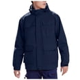 thumbnail image 1 of uikmnh Jackets For Men,Male Detachable Two Piece Jacket Outdoor Windproof Hooded Jacket,Size M, 1 of 5