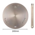 thumbnail image 1 of Plaque de Conduction Thermique pour Cuisinière à Induction de Cuisine, Plaque Diffuseur en Acier Inoxydable, 1 of 1