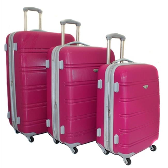 Pink and green luggage Clearance