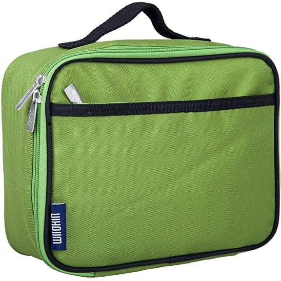 Wildkin Kids Insulated Lunch Box for Boy and Girls, BPA Free (Parrot Green)