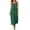 Green, variant on Gingham Dress Women Loose Cozy Spaghetti Strap Pleated Midi Dresses Casual Summer Round Neck Beach Vacation Dress 2026 Green L