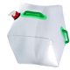 thumbnail image 1 of Botella de agua Tanque de agua de PVC plegable portátil de gran capacidad para escalada al aire libre Camping Huracanes Inundaciones Terremotos Emergencias - 20L, 1 of 5